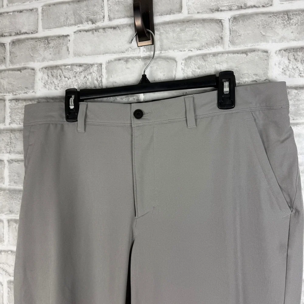 VRST Mens Solid Grey Performance Commuter Jogger Pants Stretch Size 36 x29